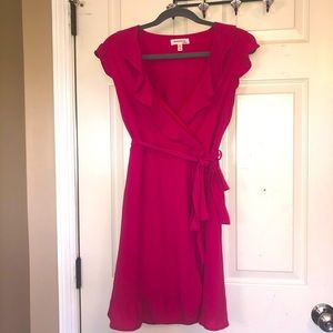Monteau Pink Wrap Dress